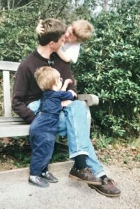 John with nephews Jack and Harry