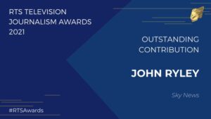 RTS slide announcing John Ryley Outstanding Contribution 2021