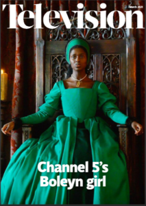 Front cover of RTS magazine, Television, March 2021